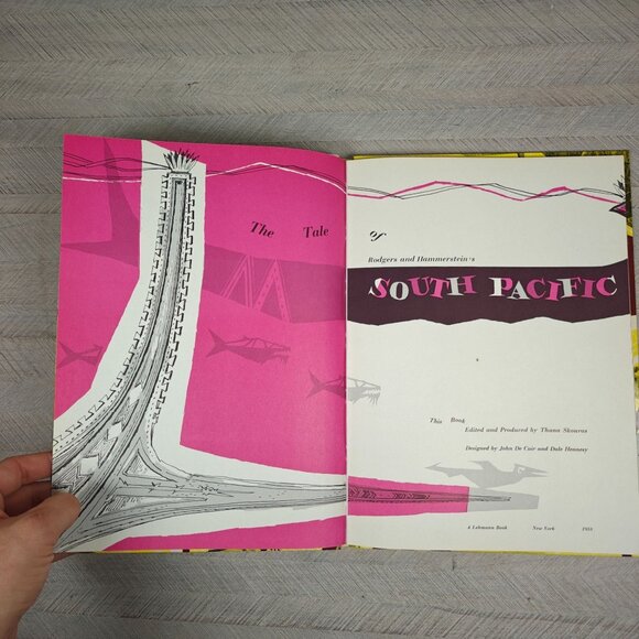 The Tale Of South Pacific Rodger and Hammerstein Hardcover 1958 - Picture 4 of 9